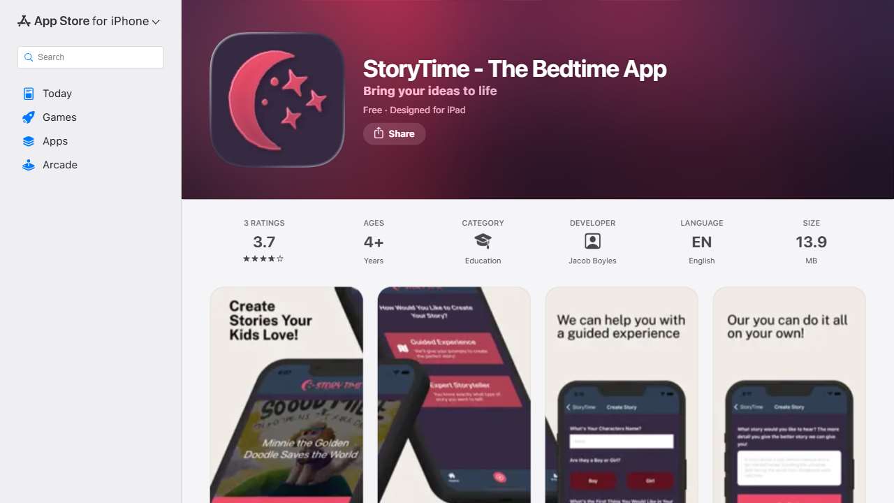 StoryTime - The Bedtime App