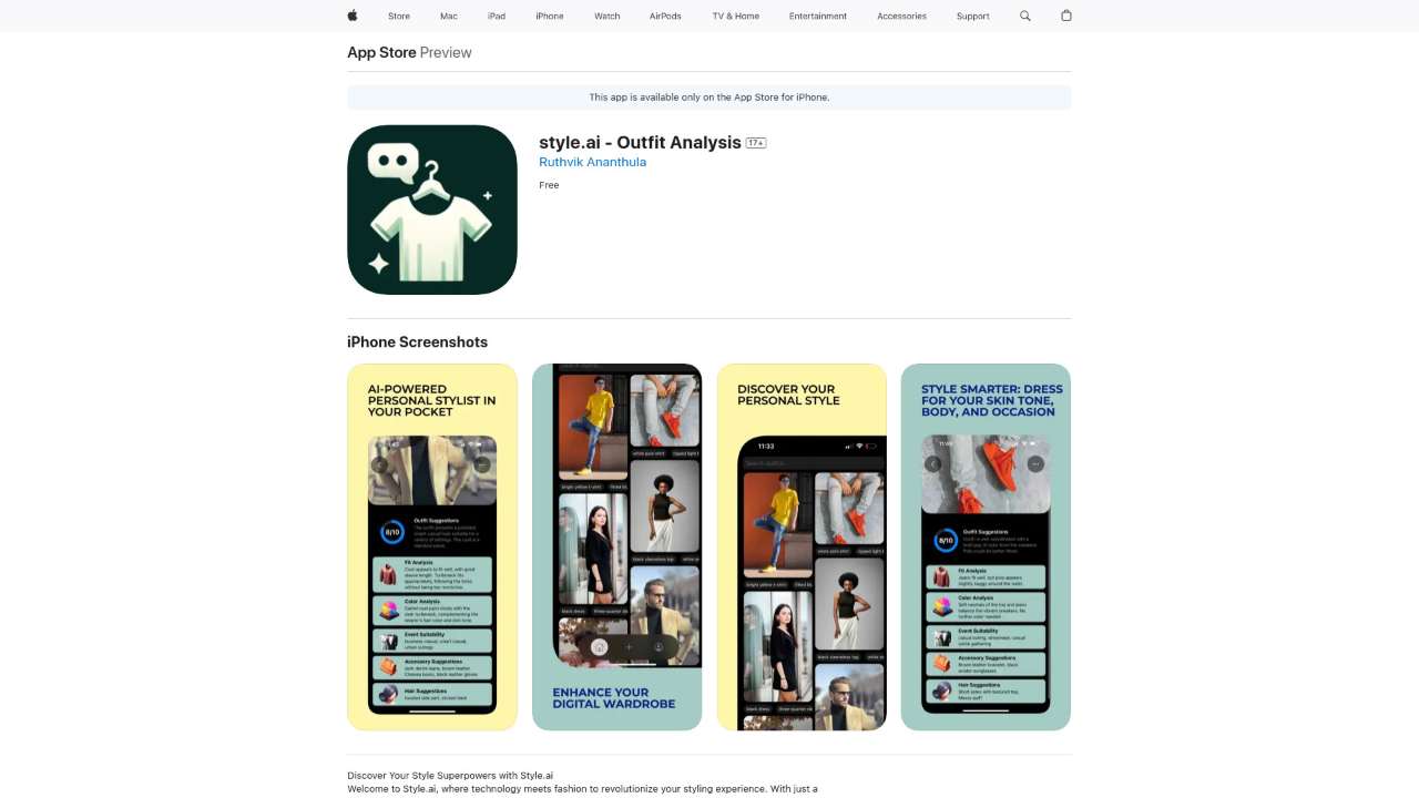 Style.ai - Outfit Analysis