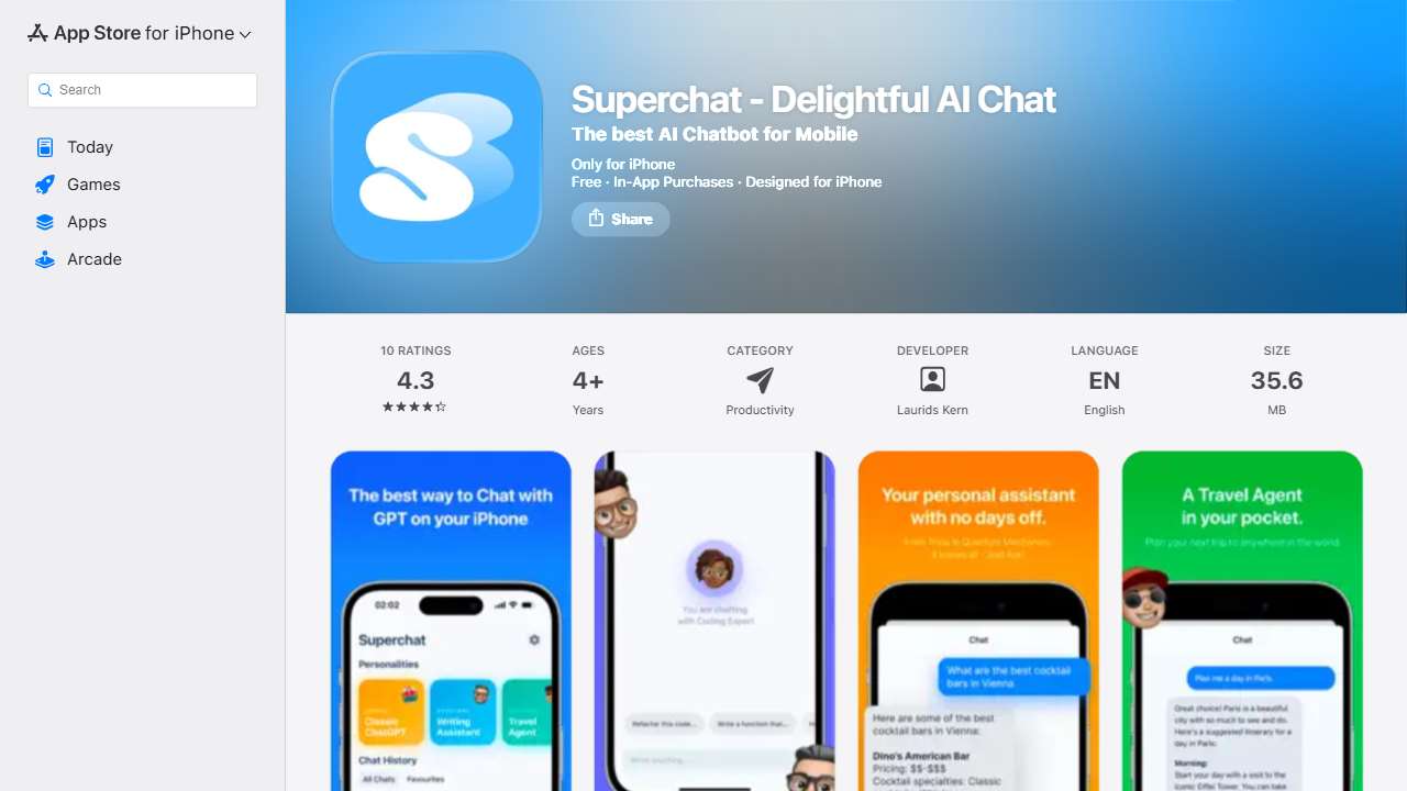 Superchat - Delightful AI Chat
