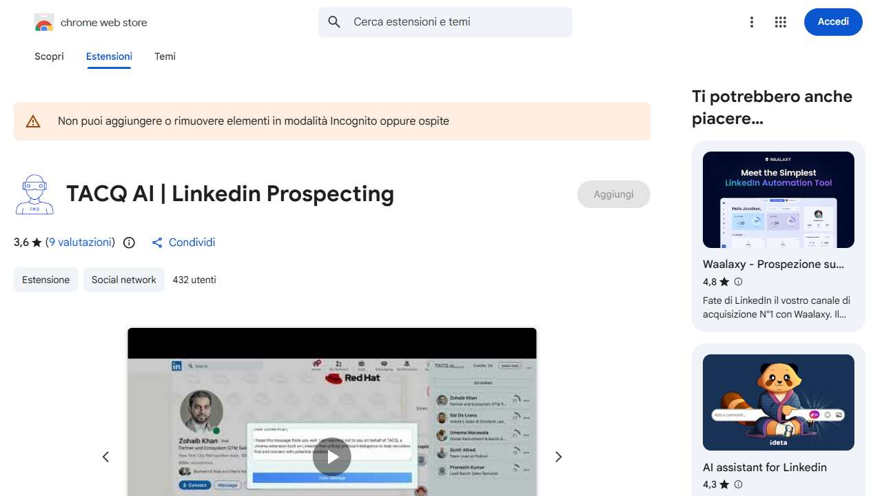 TACQ AI | Linkedin Prospecting