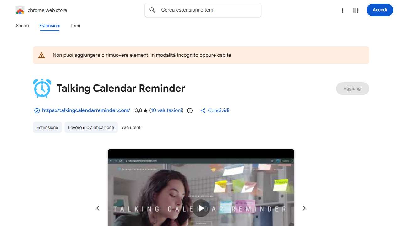 Talking Calendar Reminder