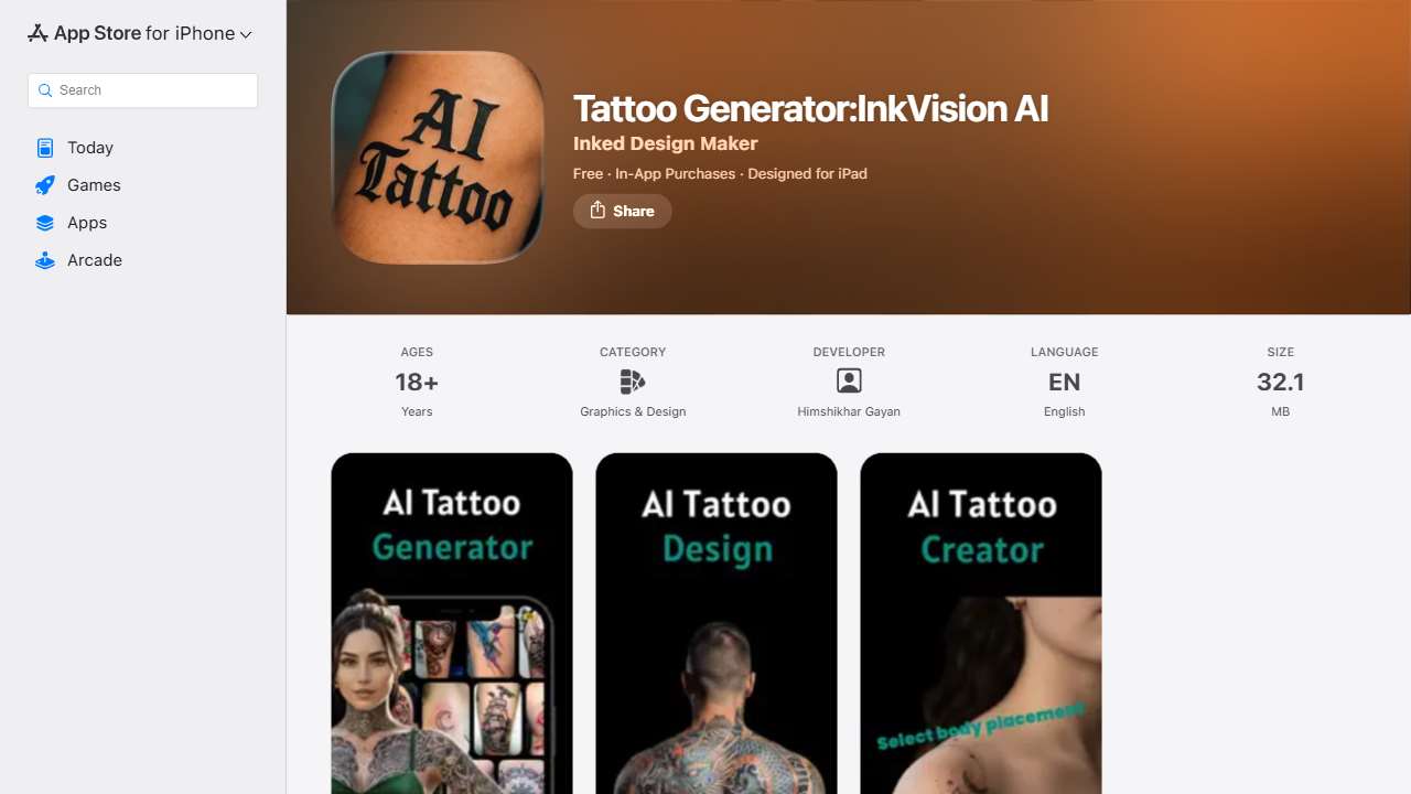 Tattoo Gen AI - InkVision