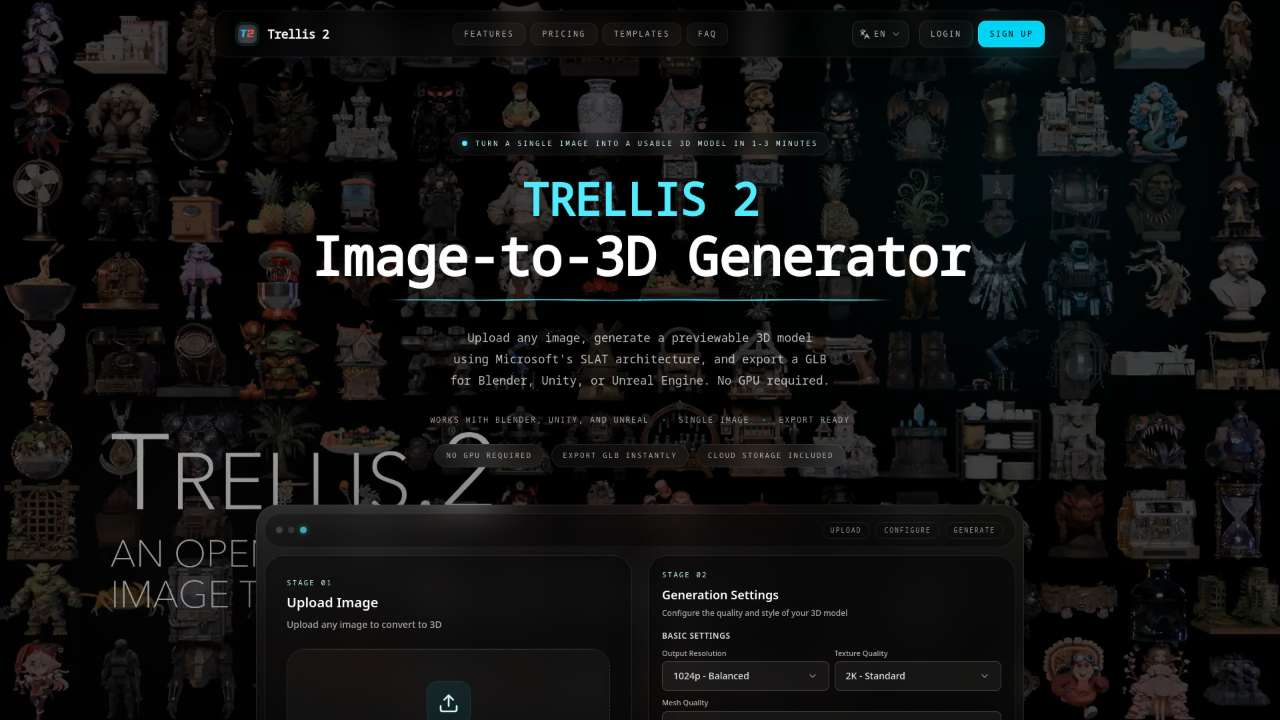 Trellis 2 - 3D Model | Image to 3D Model