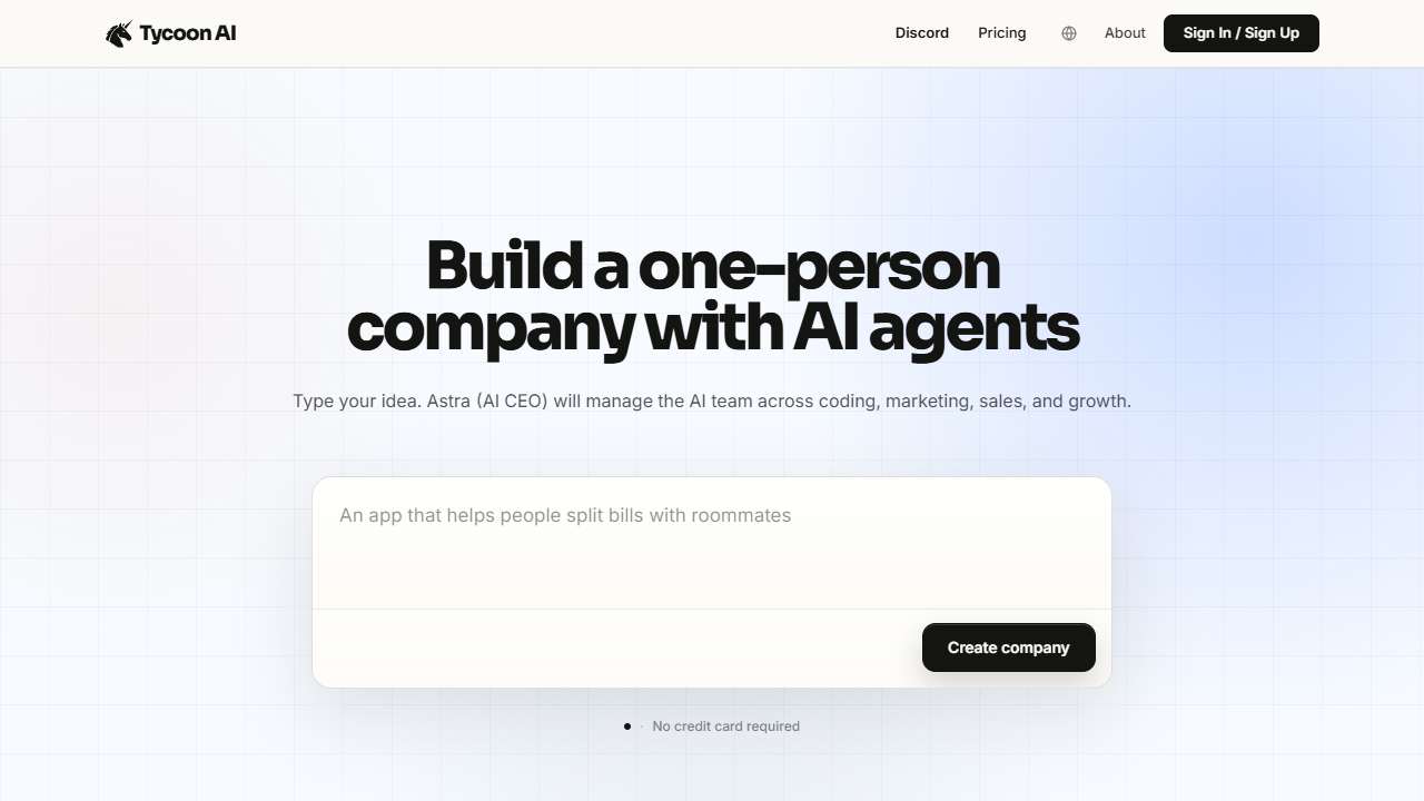 Tycoon AI