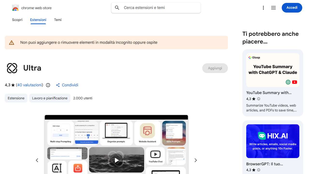 Ultra ChatGPT Extension