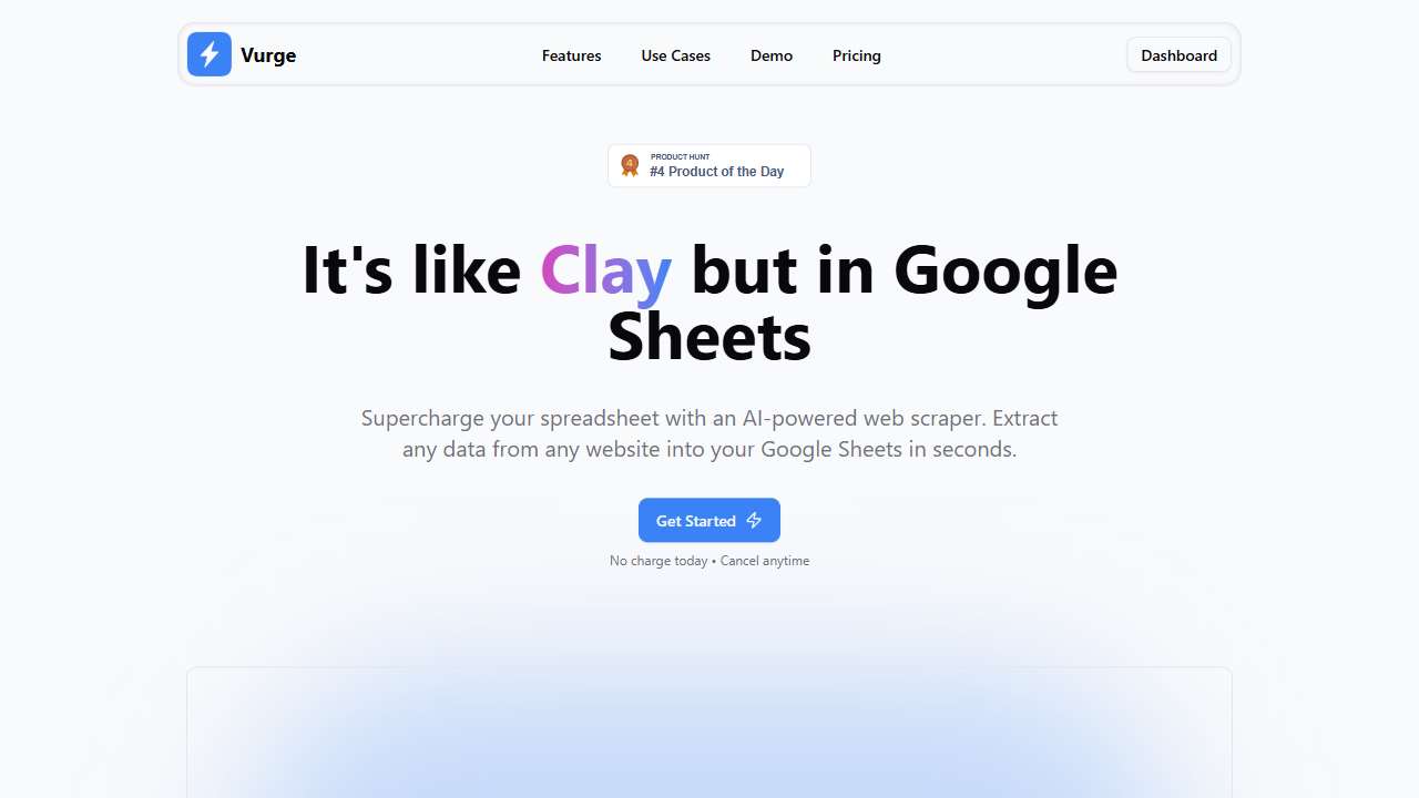 Vurge | AI Data Extraction