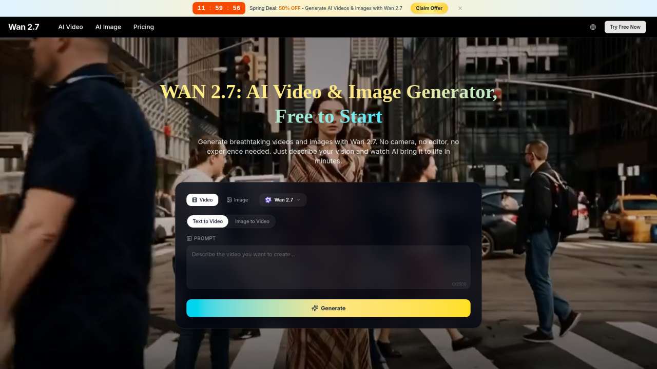 Wan 2.7 AI Video & Image