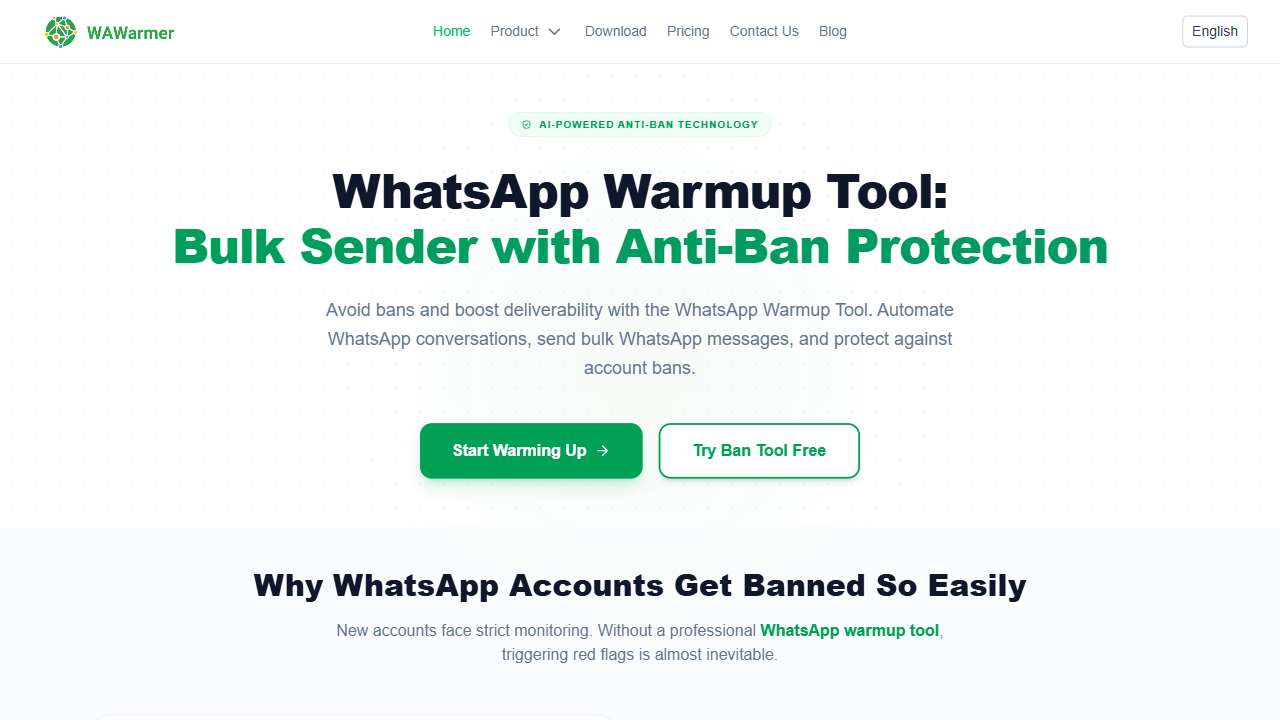 WhatsApp Warmup Tool
