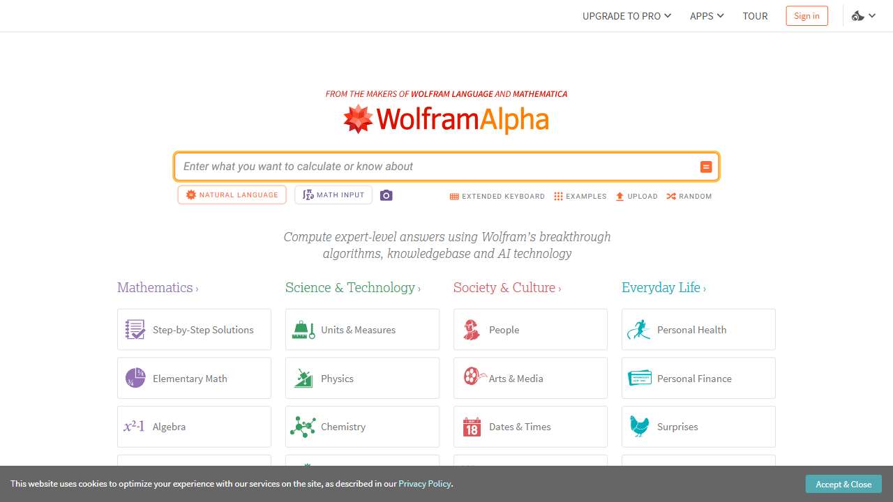 Wolfram|Alpha