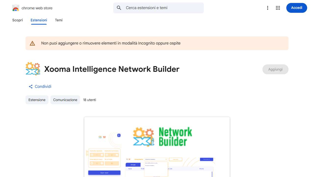 Xooma Intelligence Network Builder