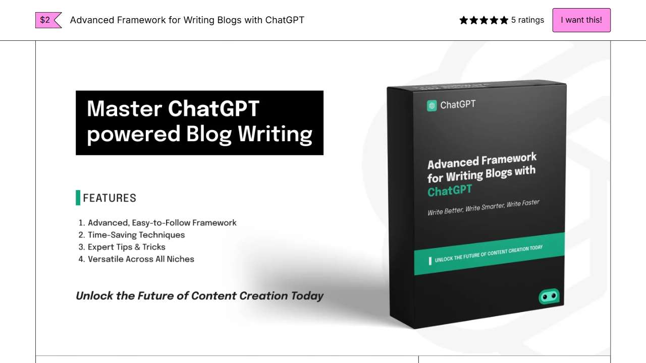 Advanced Framework for writing Blogs