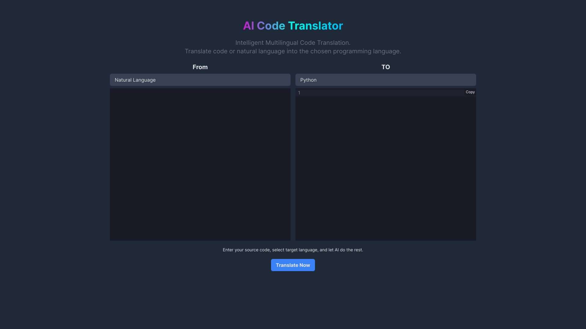 AI Code Translator