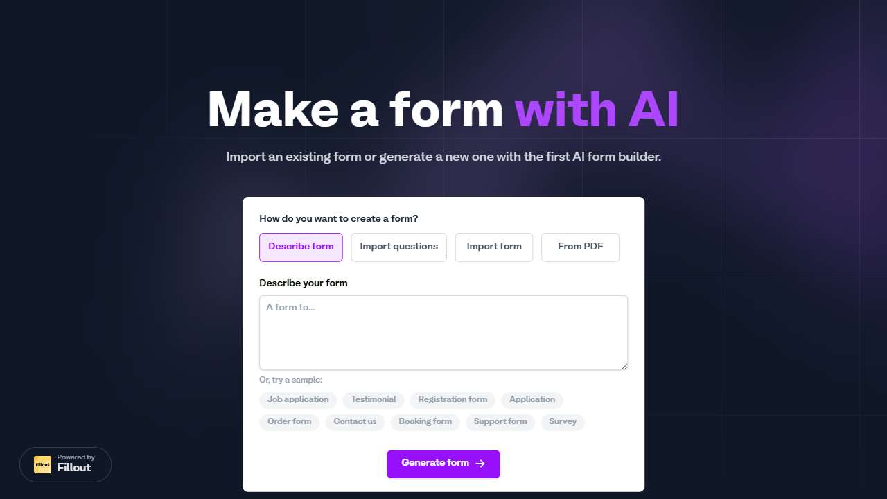 AI Form Builder