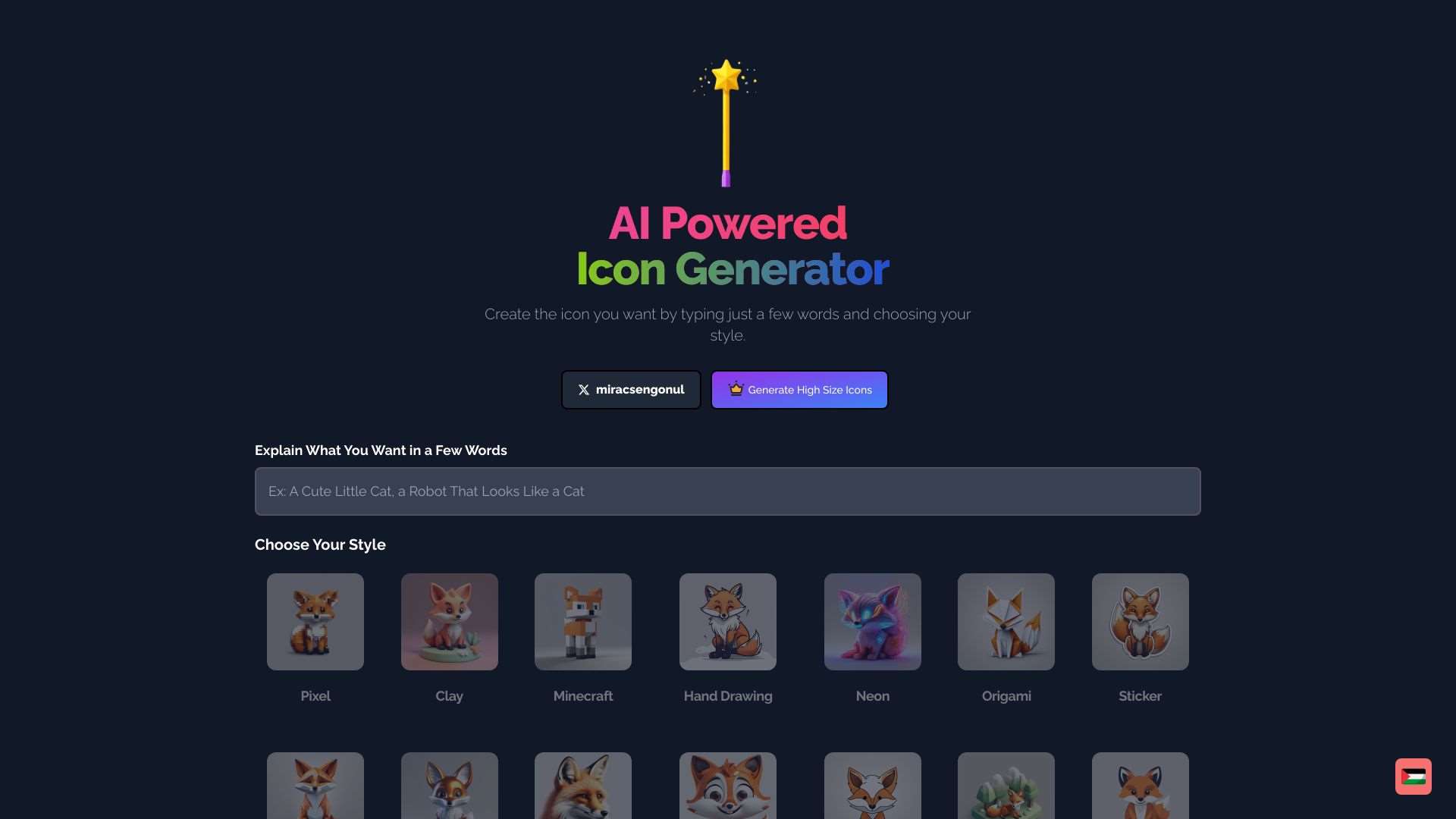 AI Icon Generator for Apps