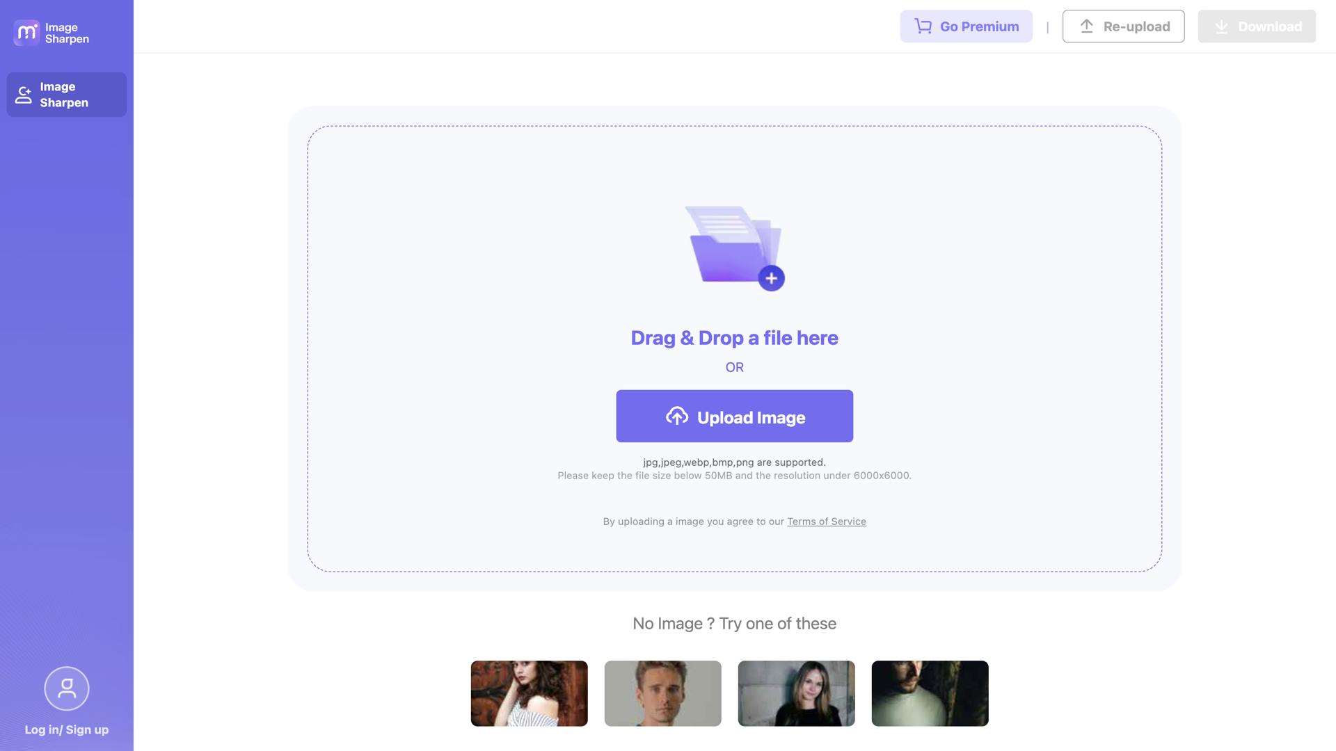 AI Image Sharpener by Media.io