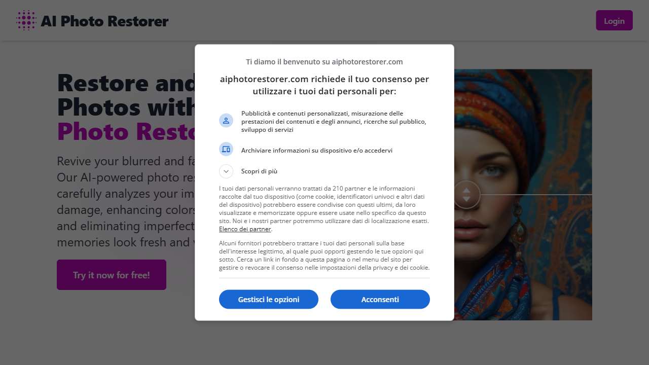 AI Photo Restorer