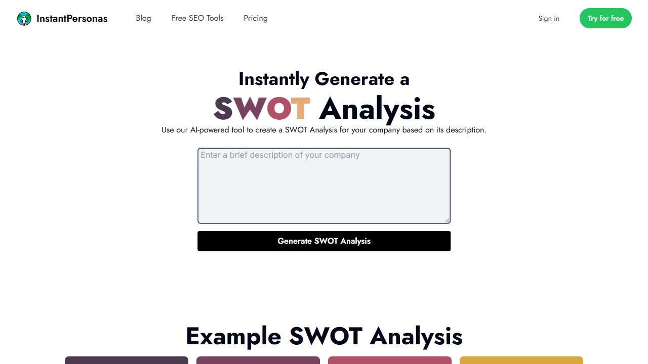 AI SWOT Analysis