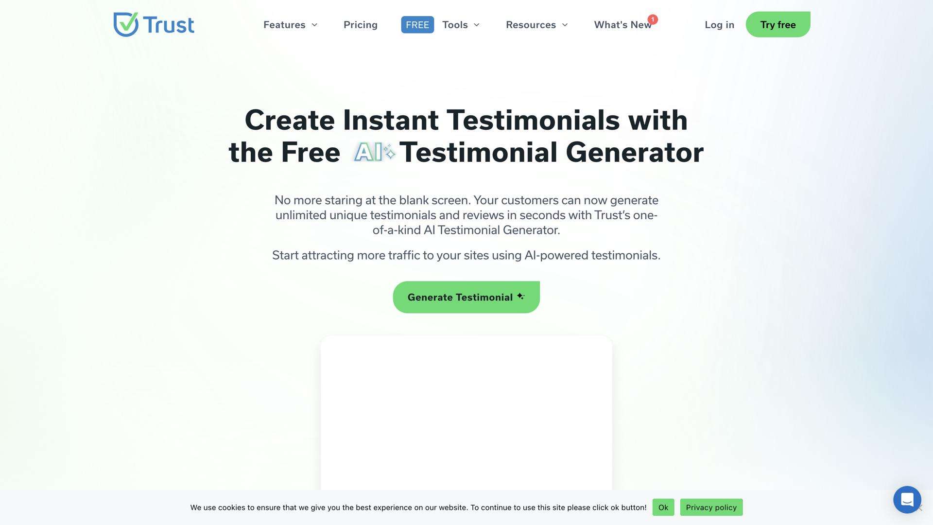 AI Testimonial Generator