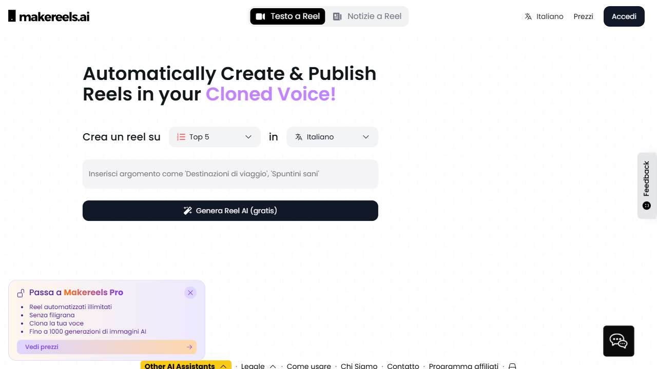 AI Text To Reels (Maker)