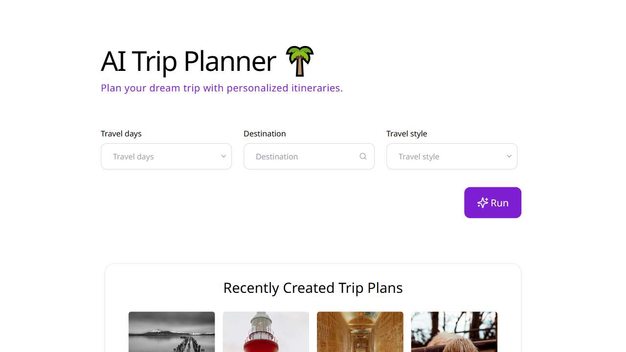 AI Trip Planner