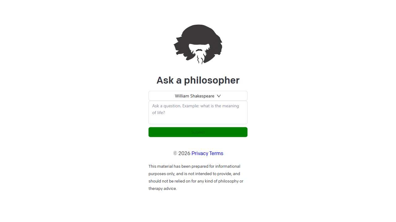 Ask a Philosopher