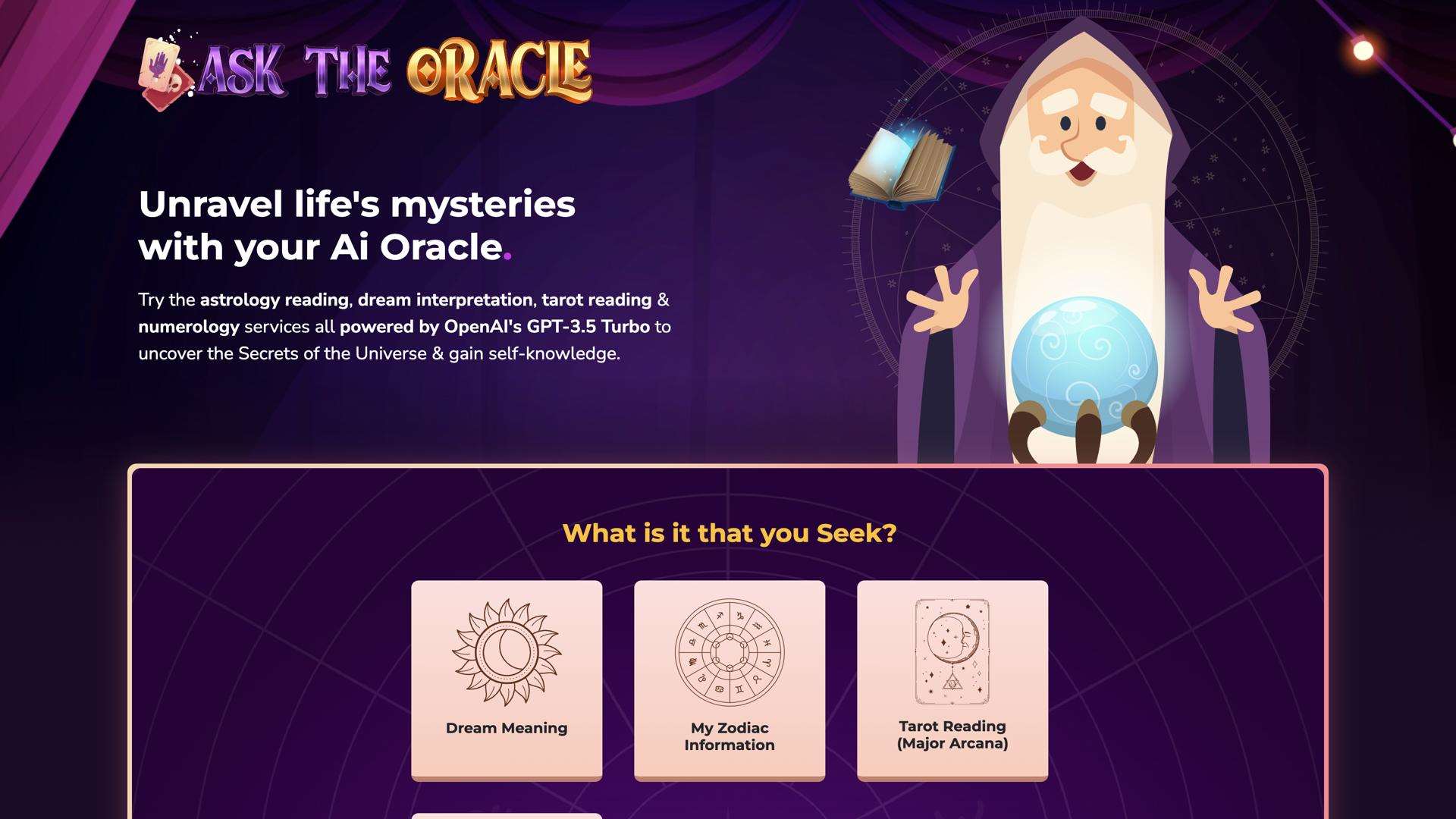 Ask the Oracle