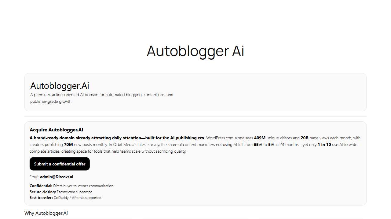 Autoblogger.ai