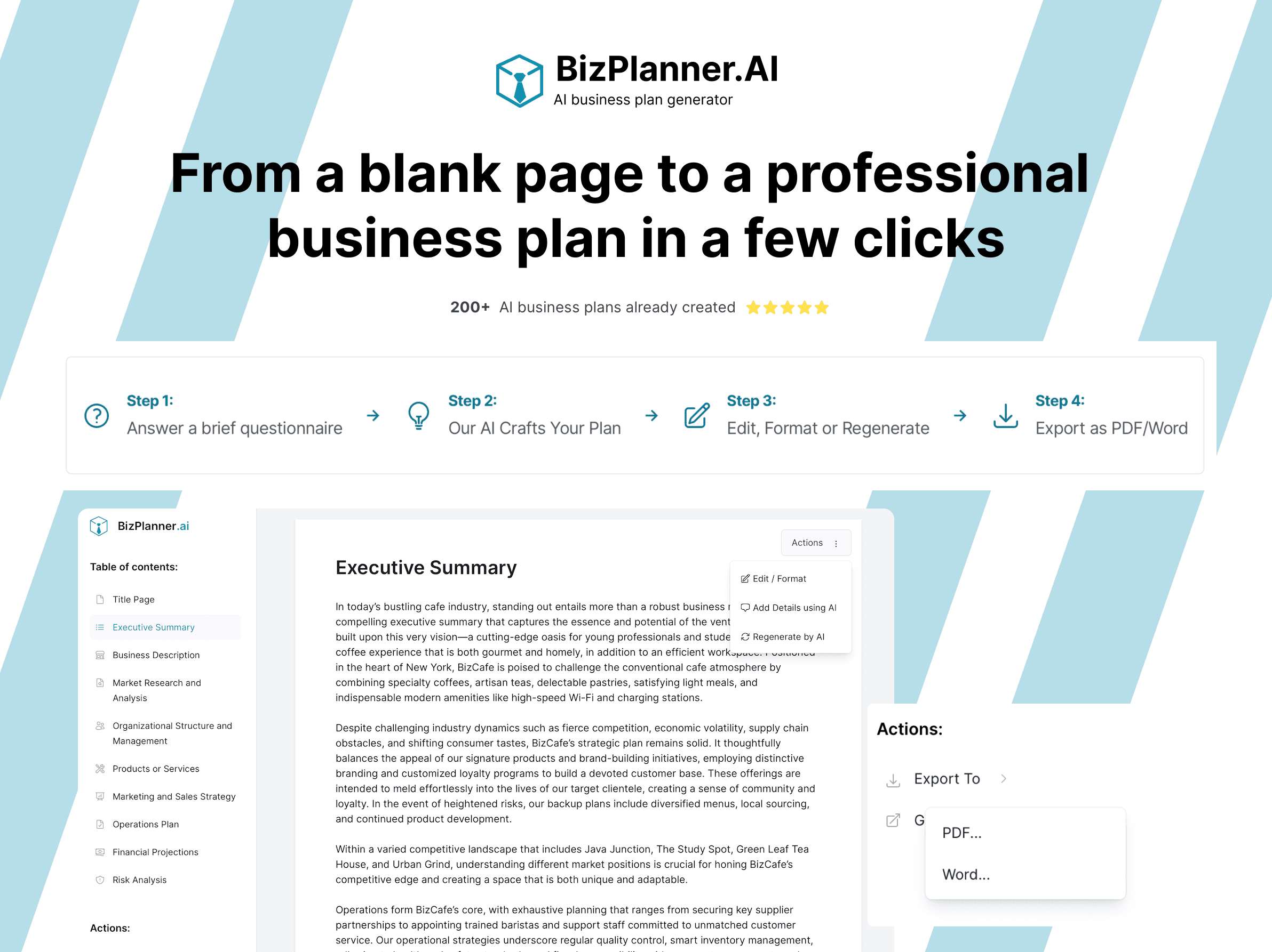 BizPlanner AI