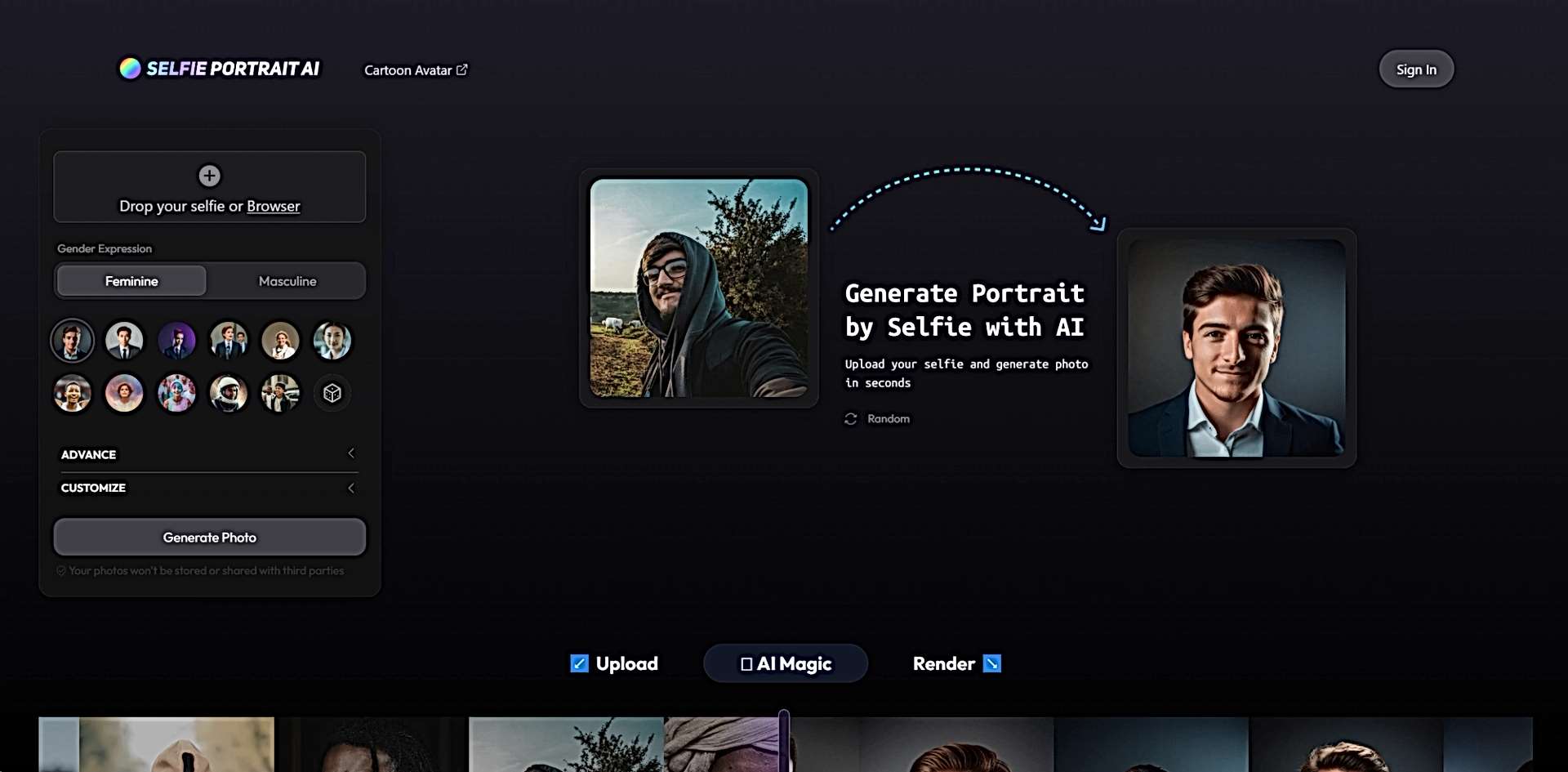 Business Portrait AI