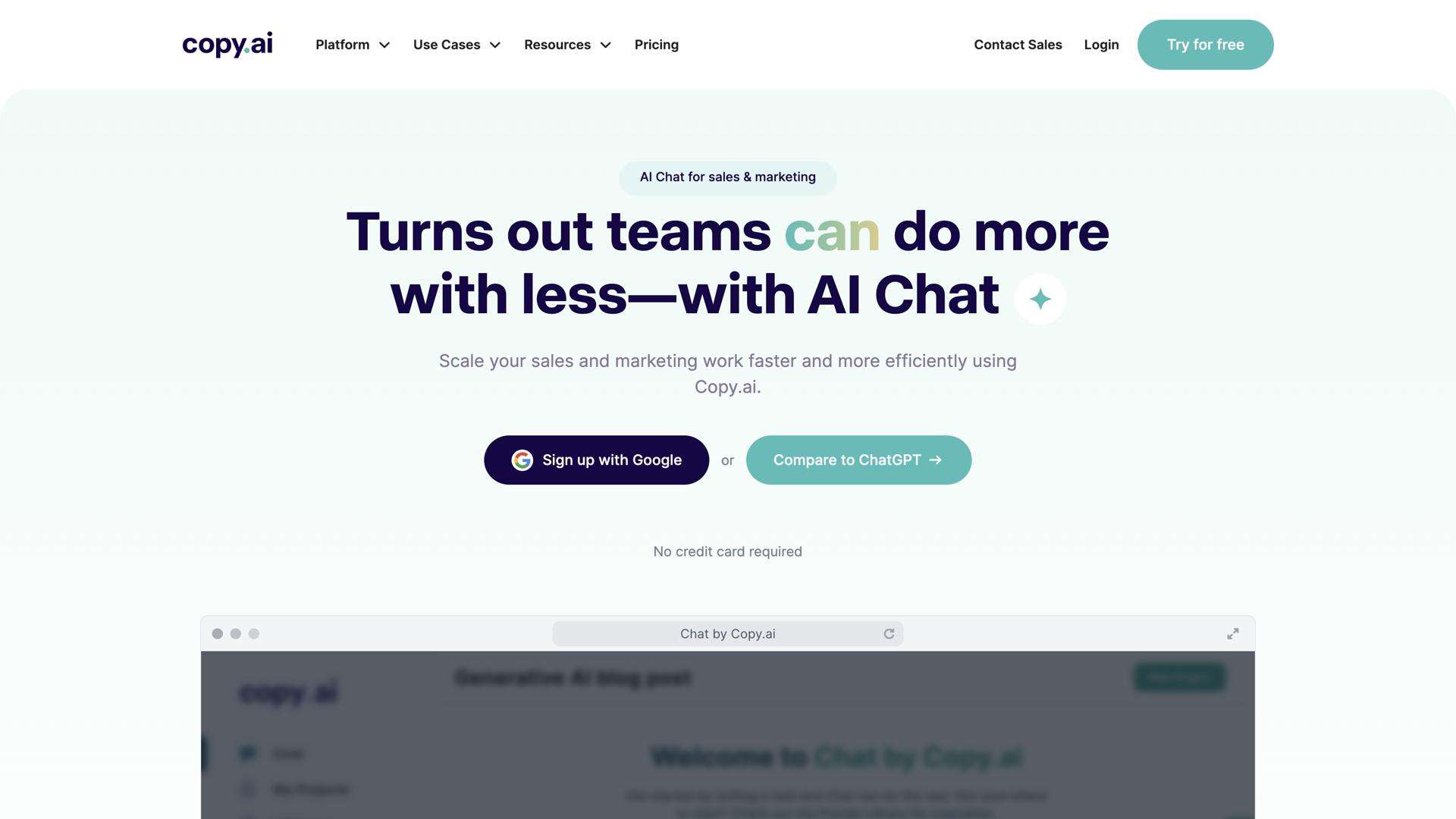 Chat by Copy.ai