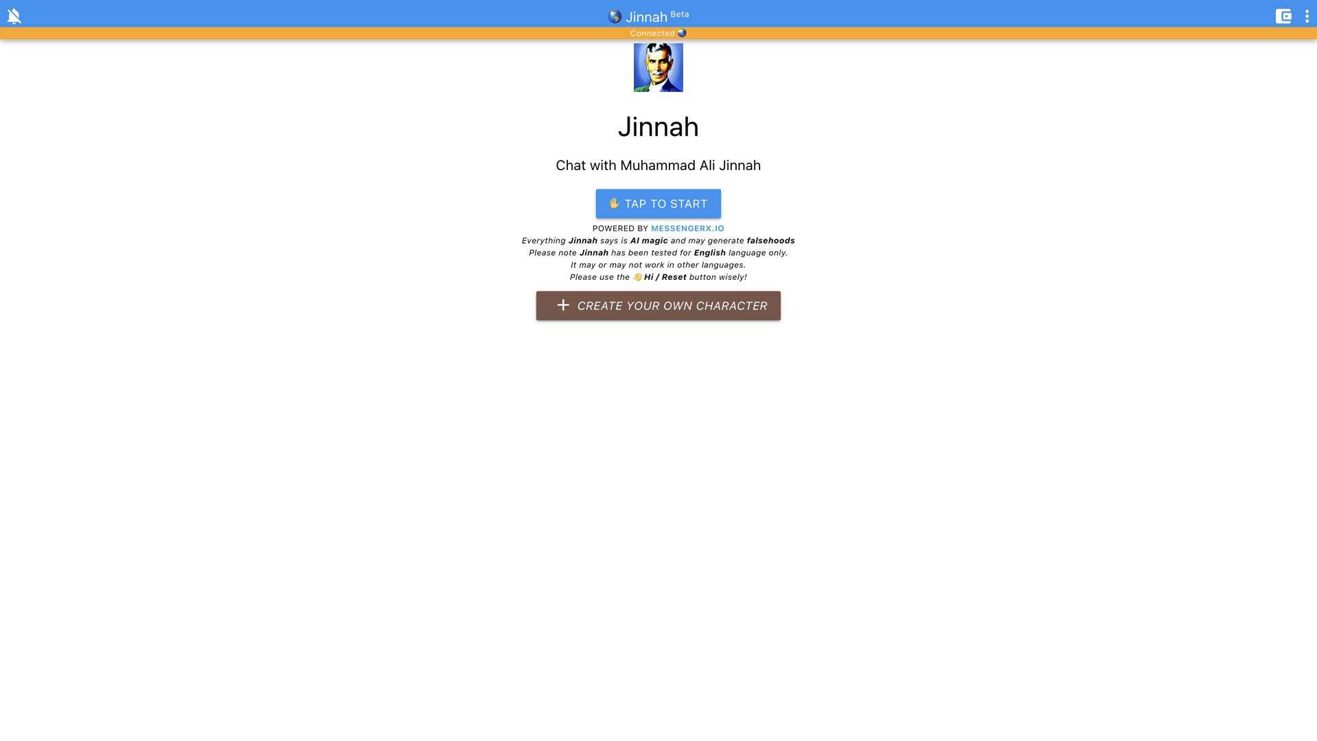 Chat with Jinnah