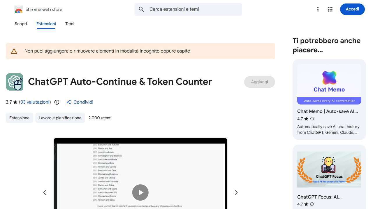 ChatGPT Auto-Continue & Token Tracker