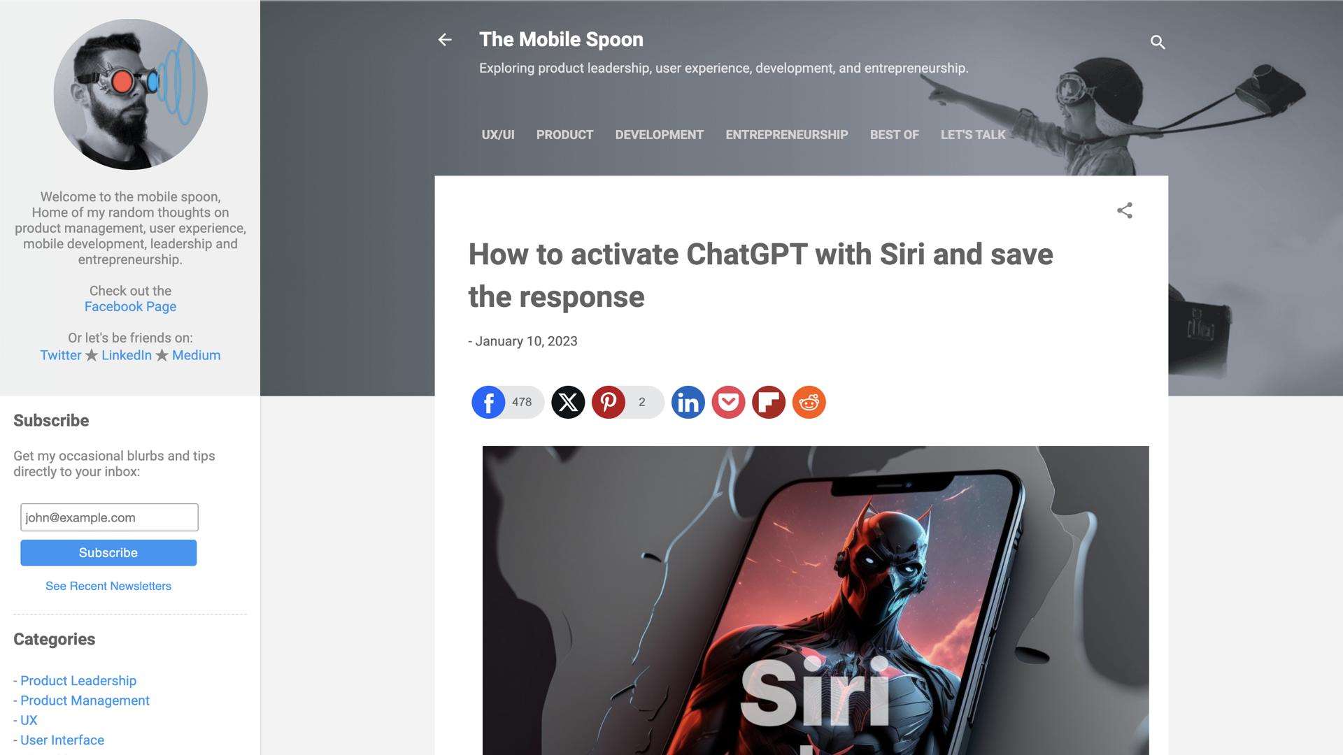 ChatGPT for Siri