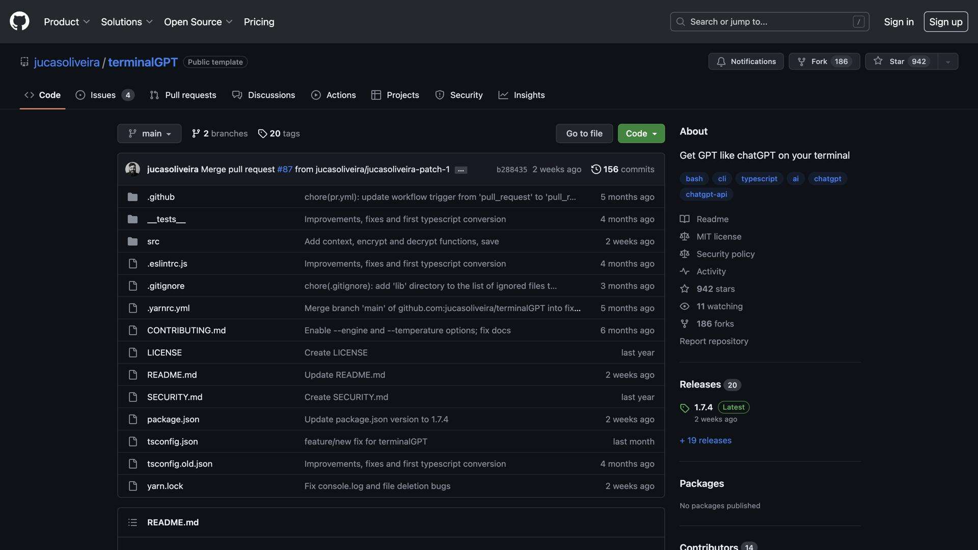chatGPT on your terminal