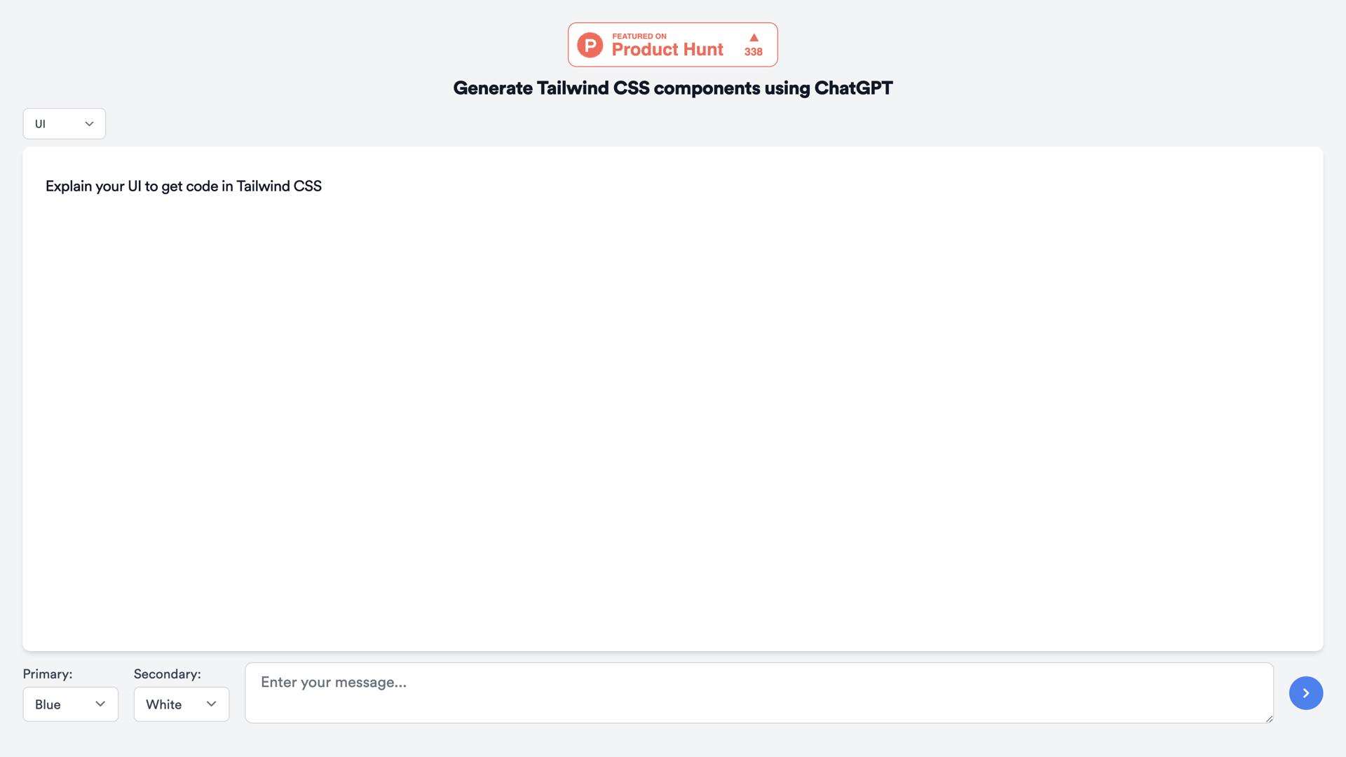 ChatGPT Tailwind Components