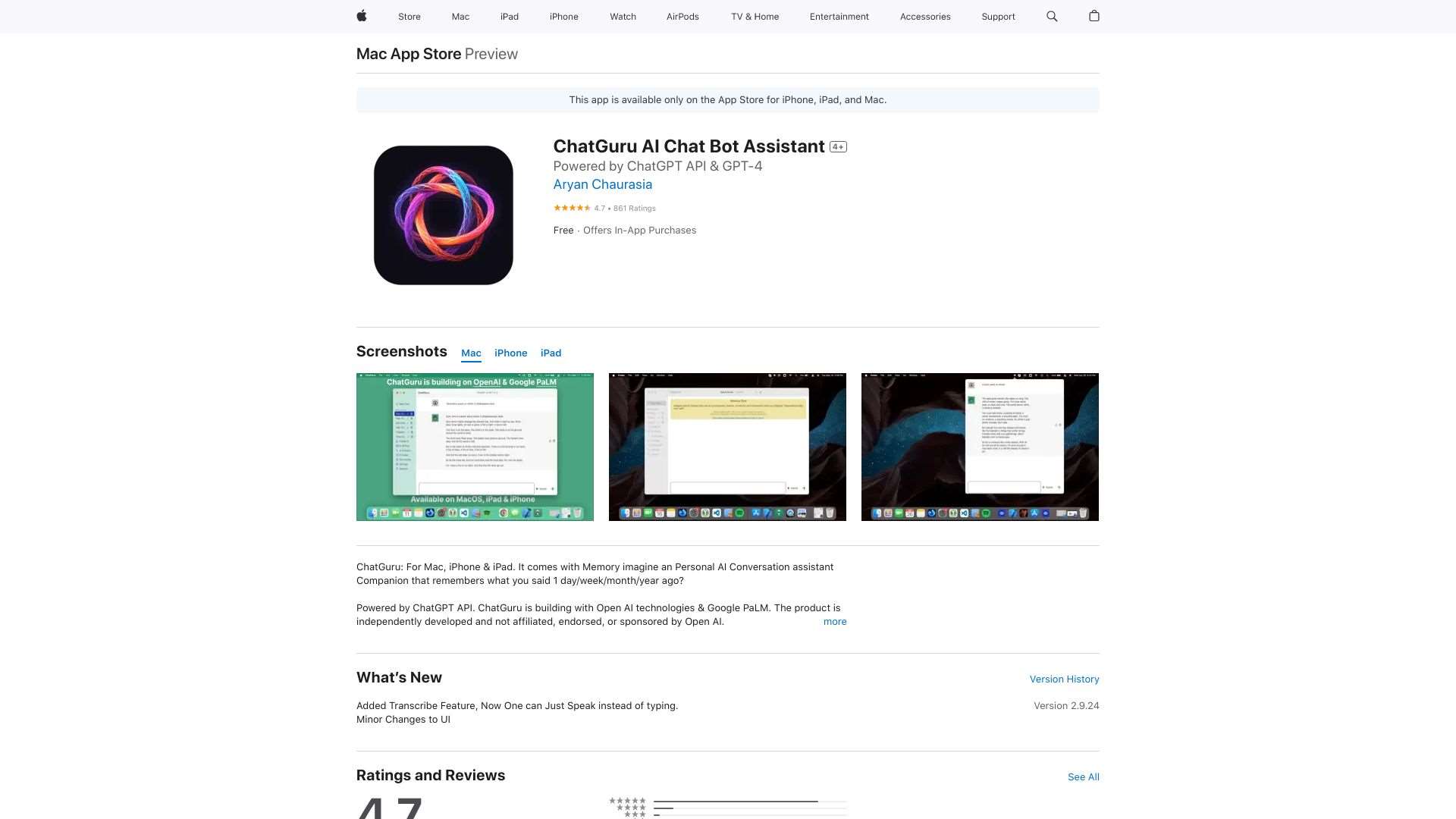 ChatGPT That Works Where You Write