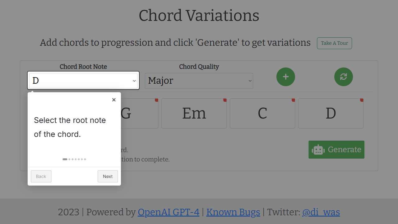 Chord Variations
