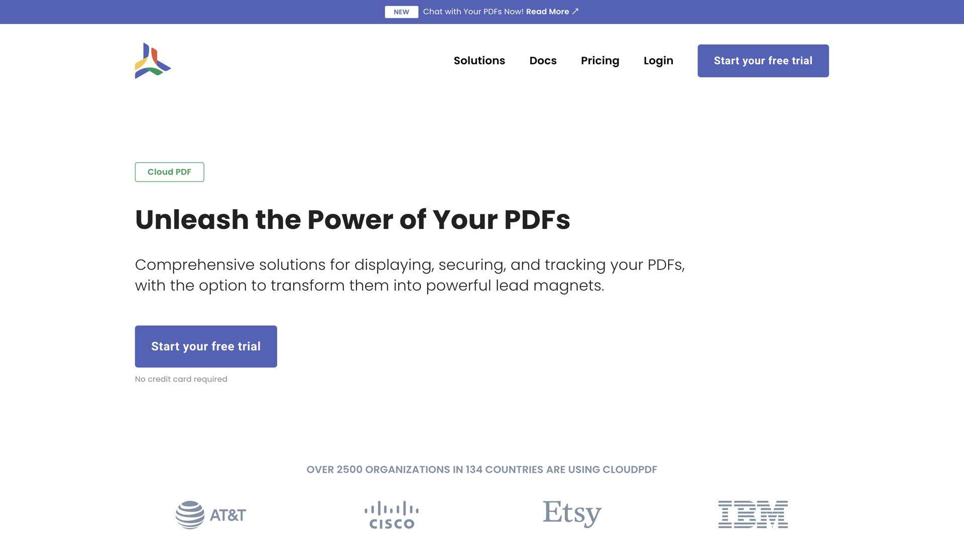 CloudPDF – Chat with your PDFs