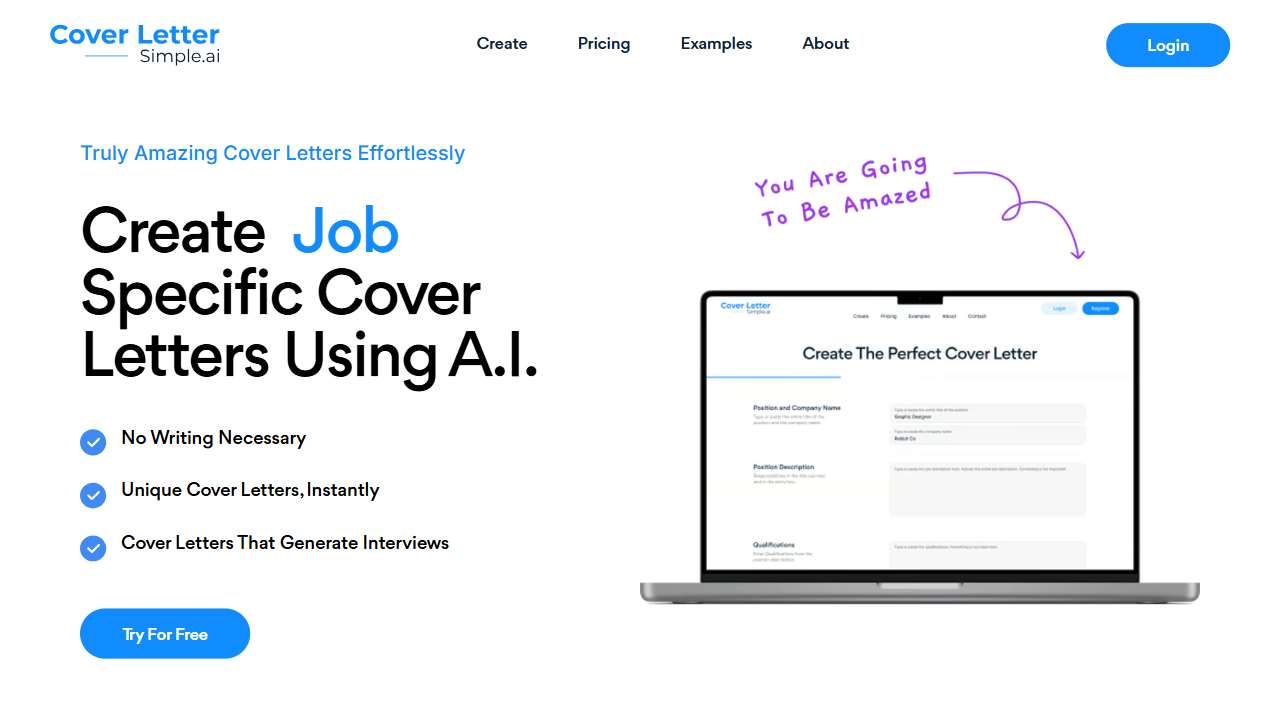 CoverLetterSimple.ai