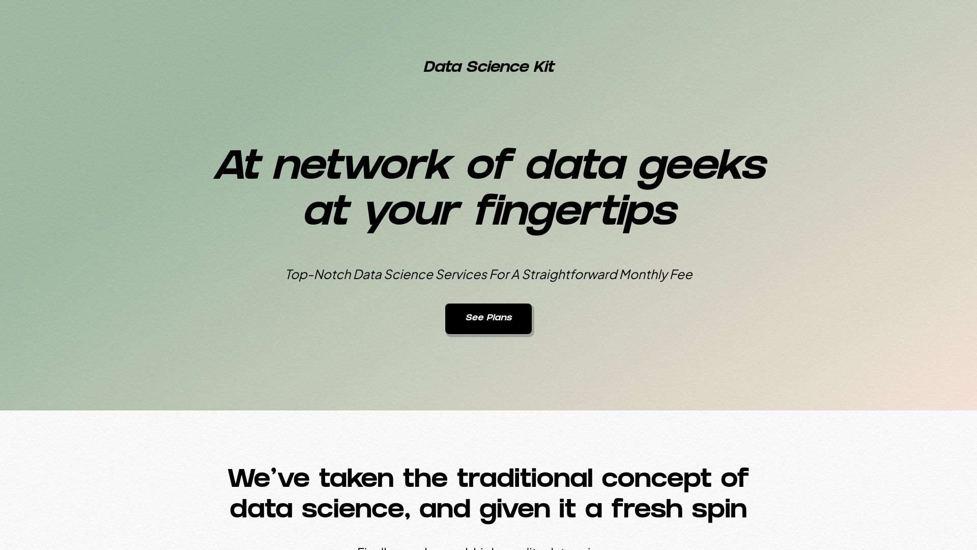 Data Science Kit