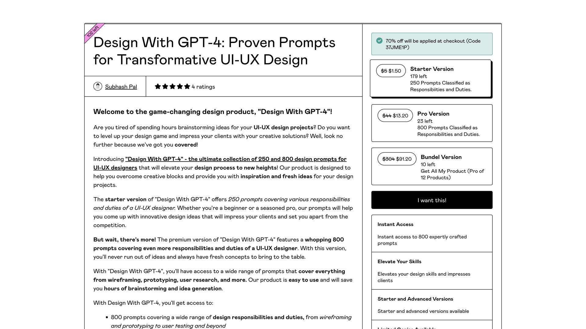 Design With GPT-4