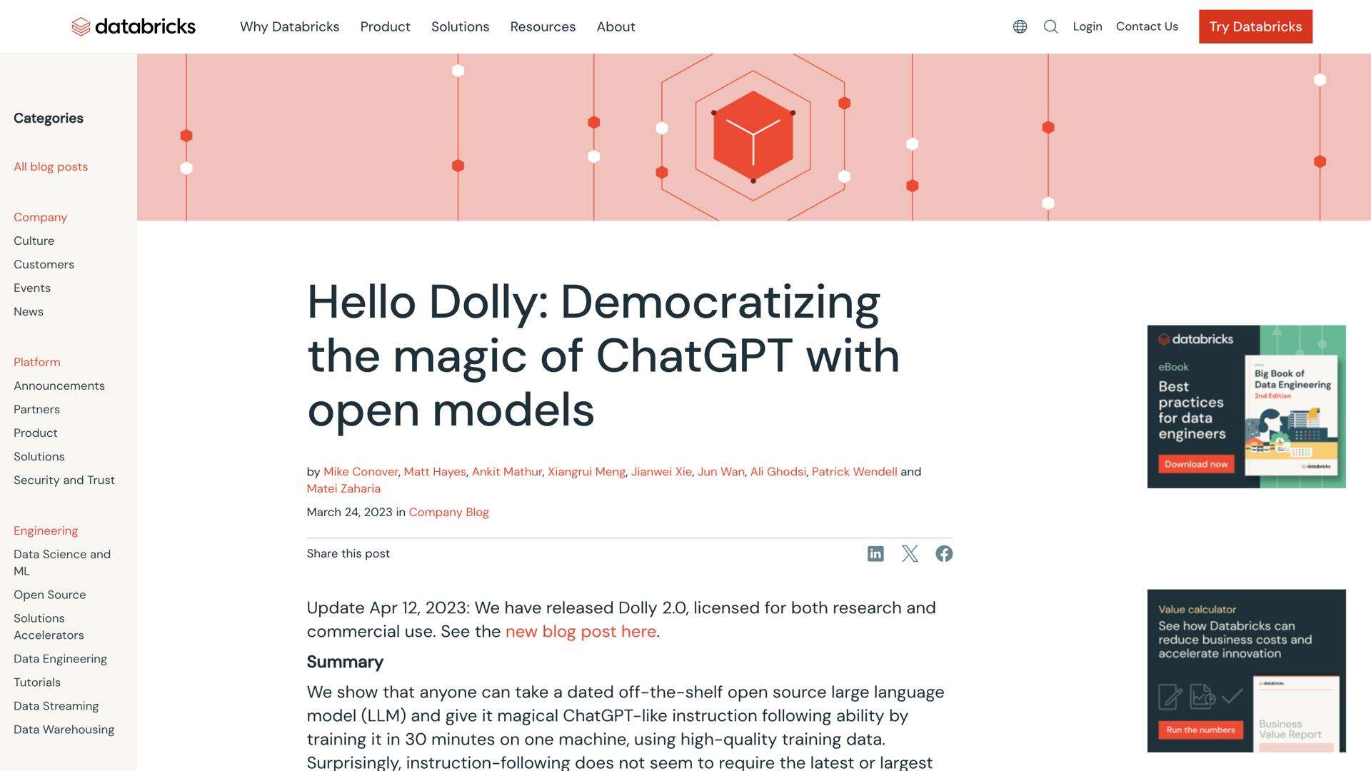 Dolly By Databricks