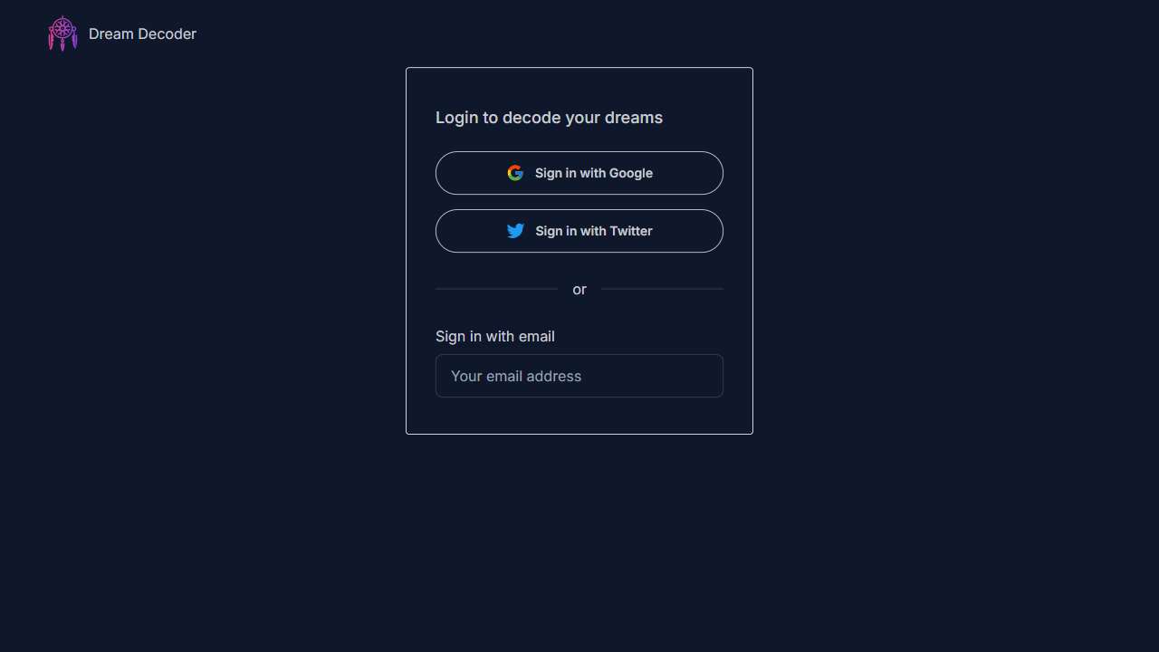 Dream Decoder