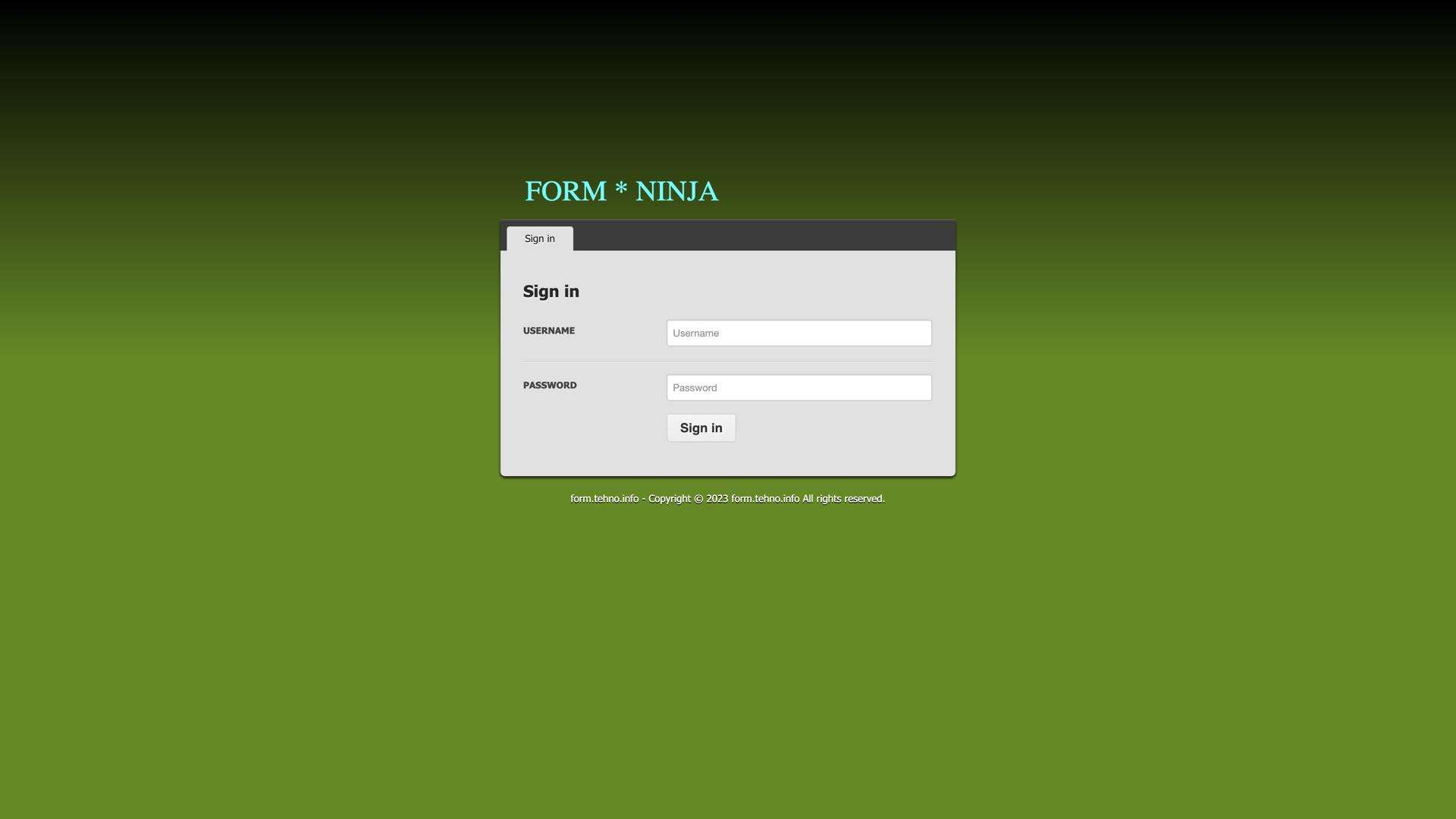 Form.ninja