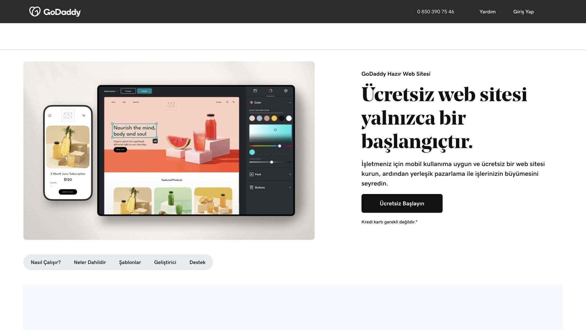 GoDaddy Website Builder