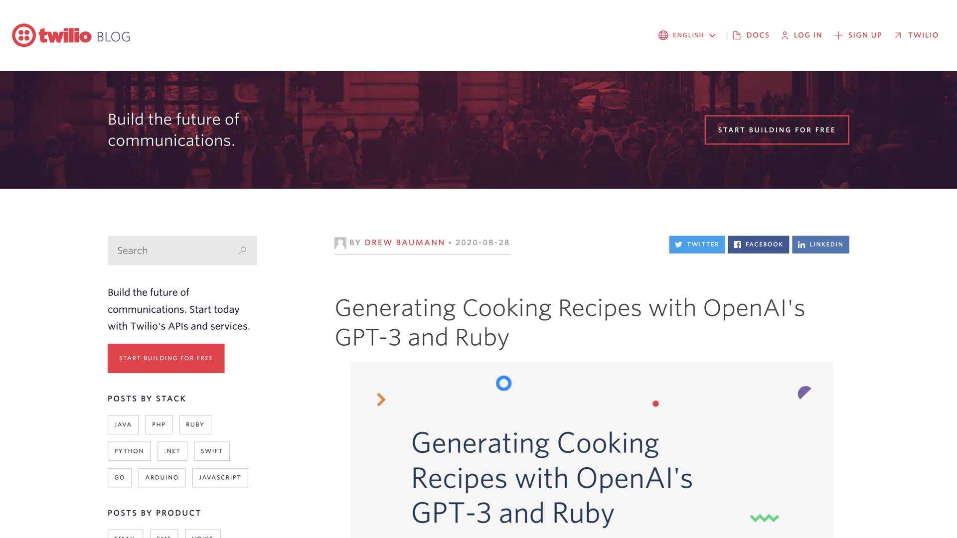 GPT-3 Recipe Builder