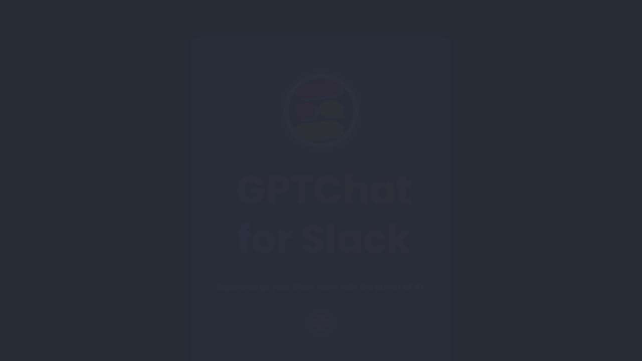 GPTChat for Slack