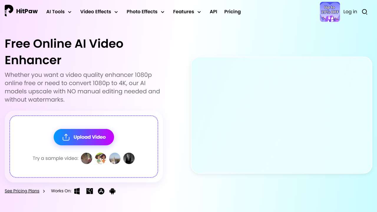 HitPaw Online Video Enhancer