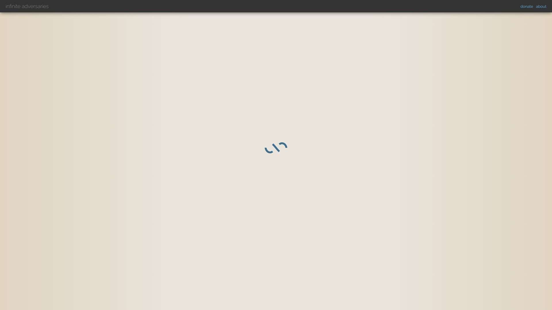 Infinite Adversaries