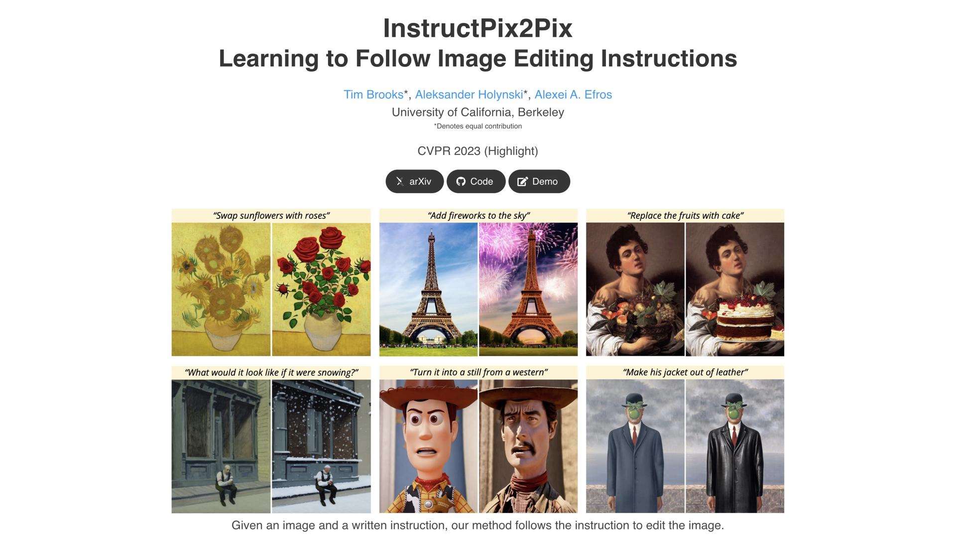 InstructPix2Pix